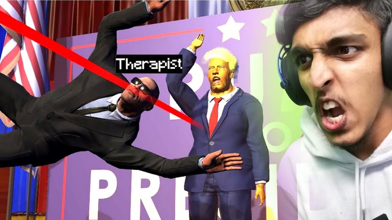 SAVE THE PRESIDENT ( Very Funny) !! GAME THERAPIST