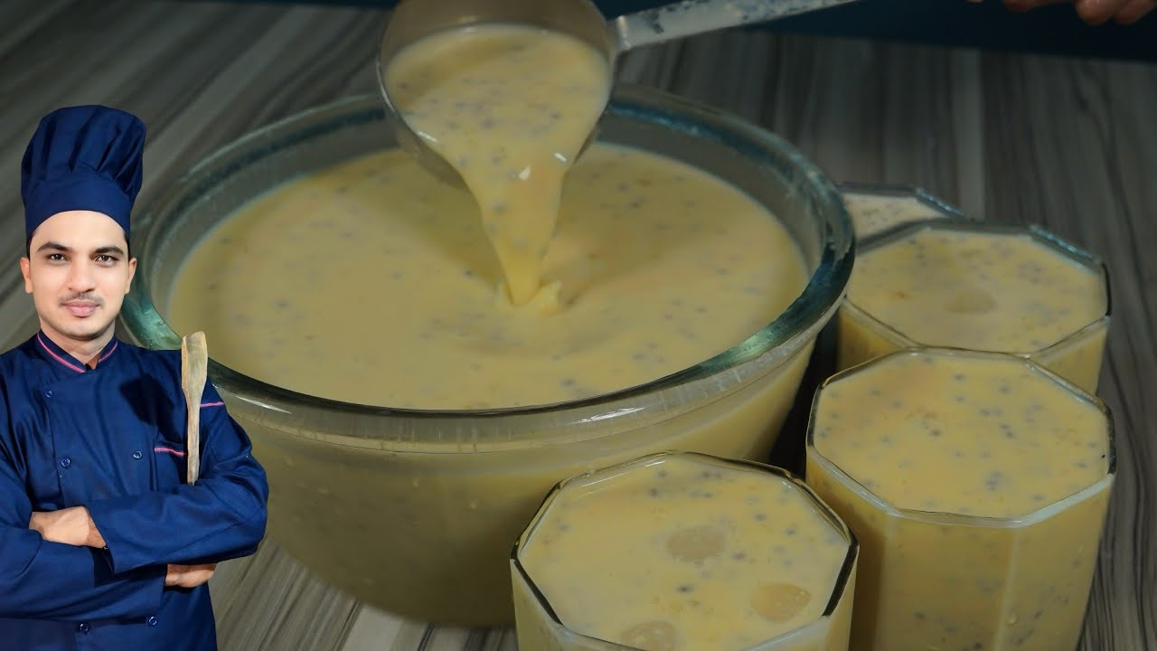 Authentic Rabri Doodh Recipe|Healthy Drink For Summer|Rabdi Wala Dudh By Chef M Afzal|