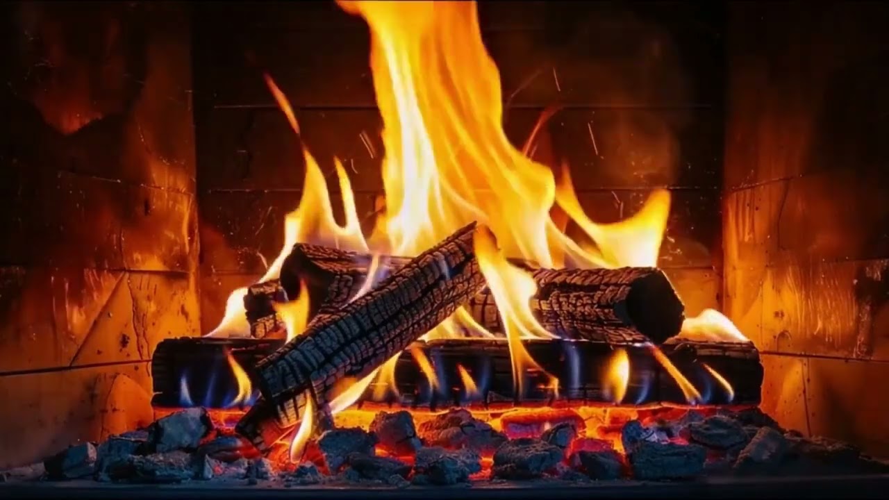 Relaxing Ambience for Sleep, Focus & Calm | Cozy Fireplace