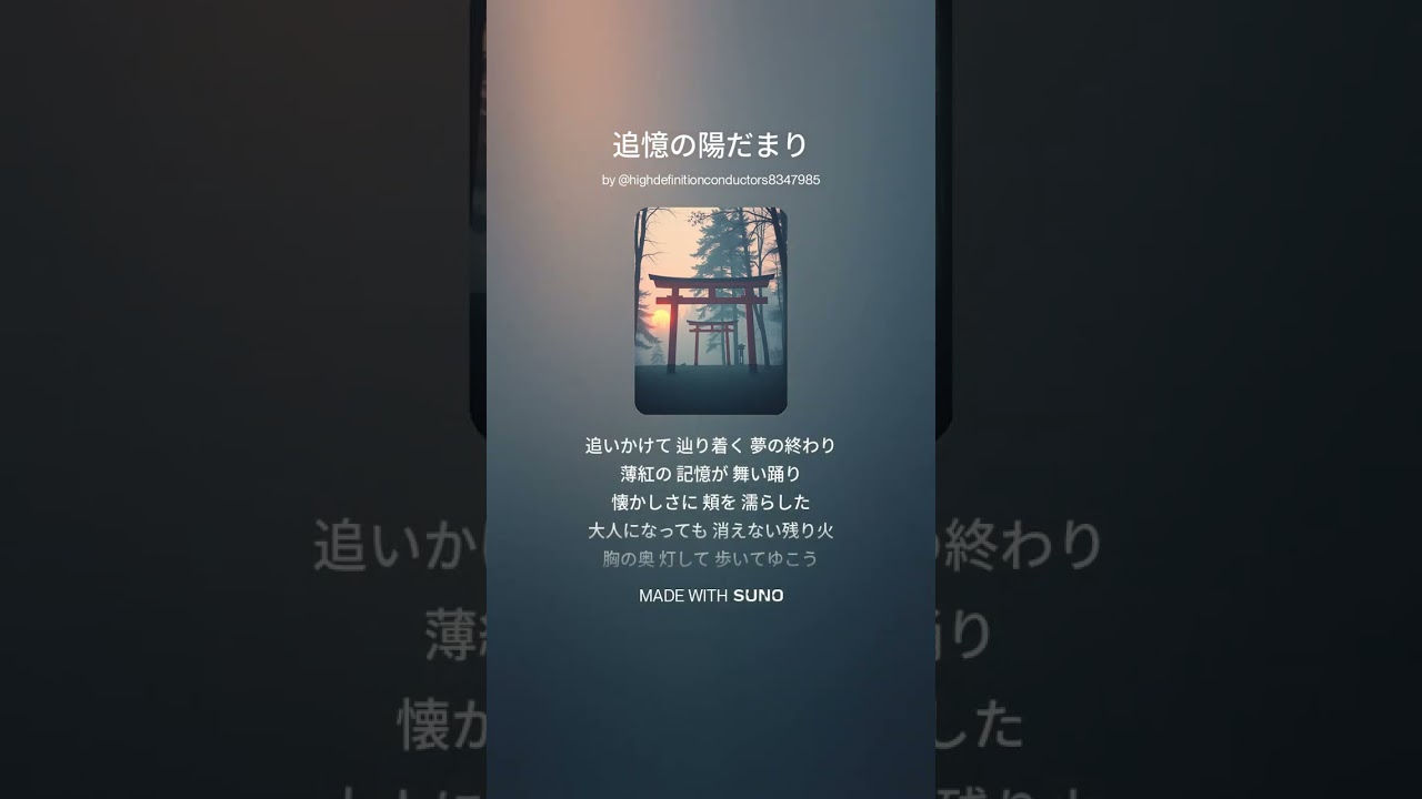 追憶の陽だまり#music #和音楽