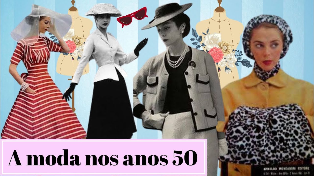 COMO ERA A MODA NA DÉCADA DE 1950