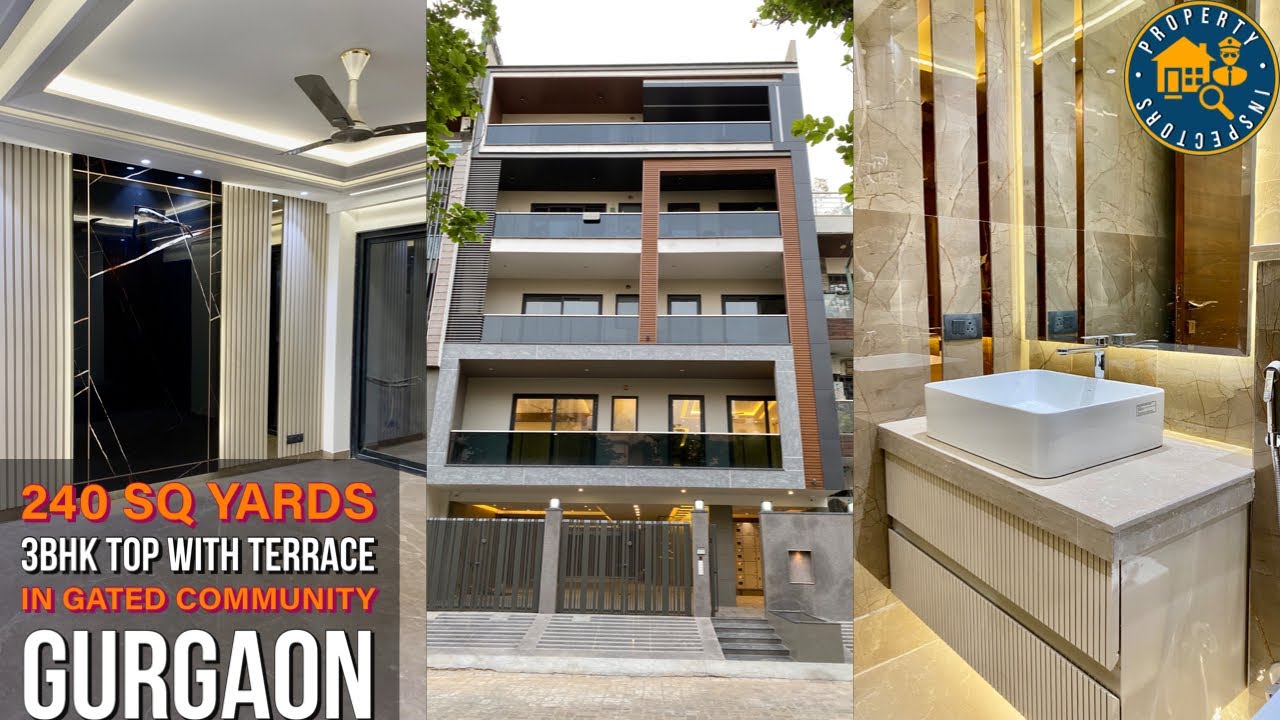 (No Brokerage)240 Sq Yards 3BHK Luxury Builder Floor in Gated Community of Greenwood City Gurgaon