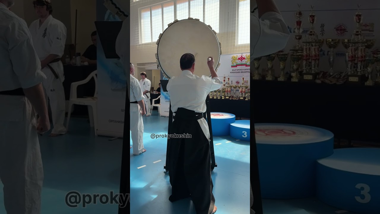 Opening ceremony - taiko. KWU SENSHI Bulgarian  #kyokushin #karate championship Shumen 14.03.2026
