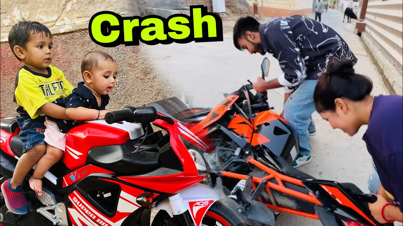 Shivay Baby Ke Sath Ride Kiya Or Mai KTM Se Gir Gyi 😭