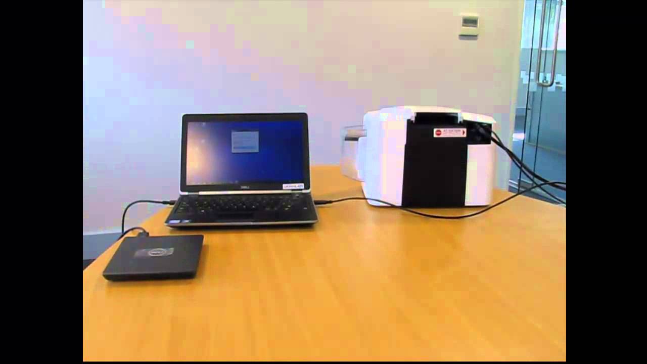 FARGO C50 How To setup your C50 card printer