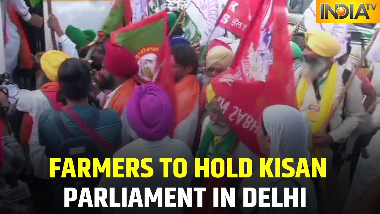 Farmers To Hold Kisan Parliament In Delhi, High Security At Jantar Mantar Ahead Of Protest March