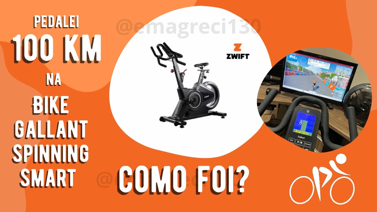 Bicicleta Gallant Smart Spinning ergométrica GSB18SMGA-PT | Vídeo 05 | Pedal 100 km, como foi?