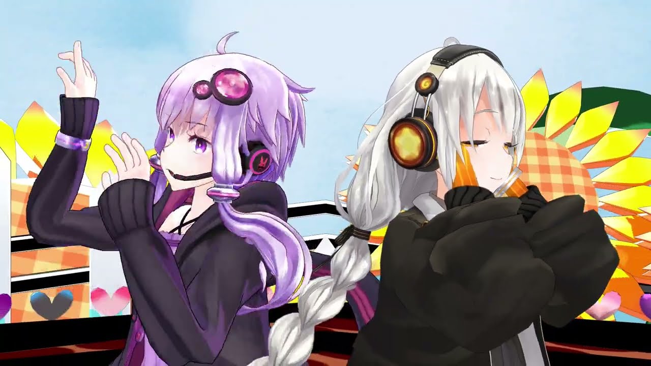 【MMD】テトリス（ 紲星あかり　結月ゆかり）