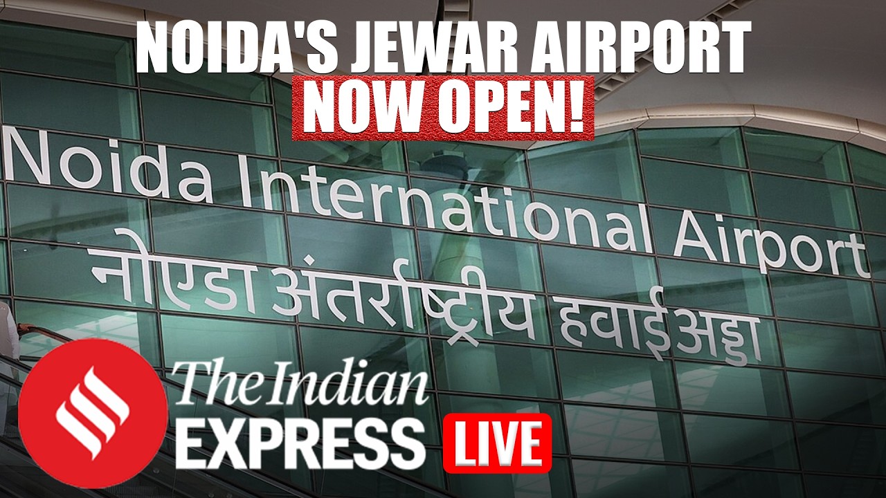 LIVE | Noida Jewar Airport Begins Operations With Grand Debut | Jewar 1st Flight