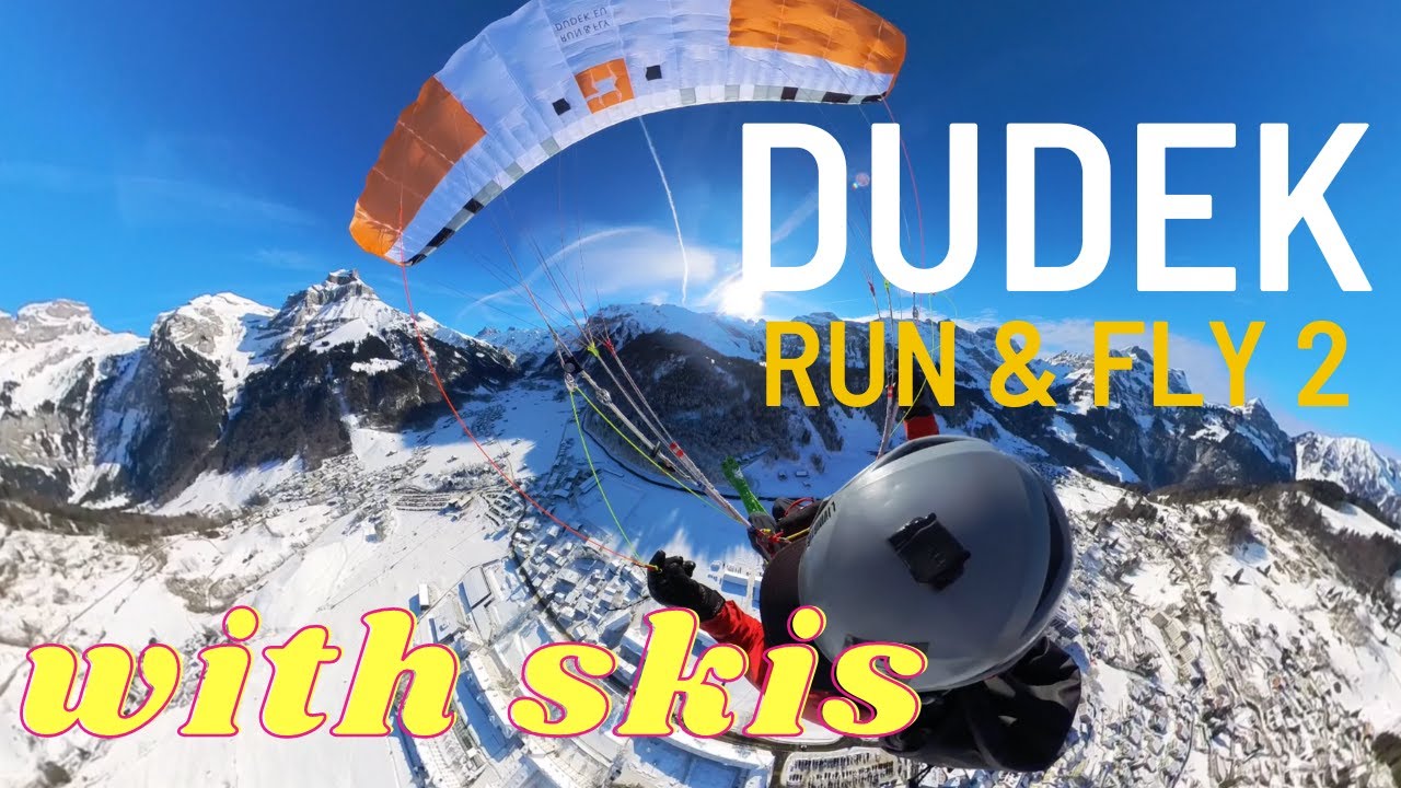 DUDEK RUN&FLY 2 - First ski flight GEAR.01 || A.MORENO #LIVINGTHEALPS