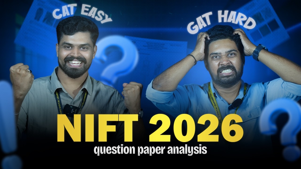 NIFT 2026 | QUESTION PAPER ANALYSIS !!! 😮😭😰