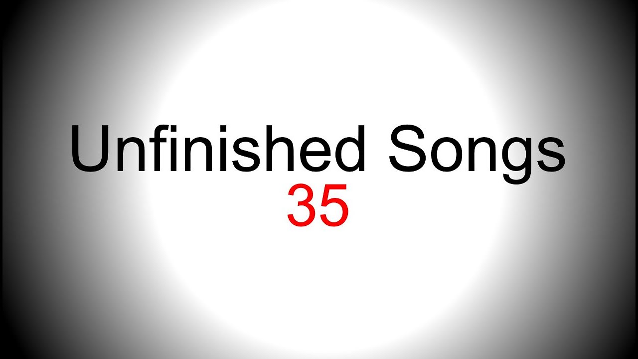 Rock singing backing track - Unfinished song No.35
