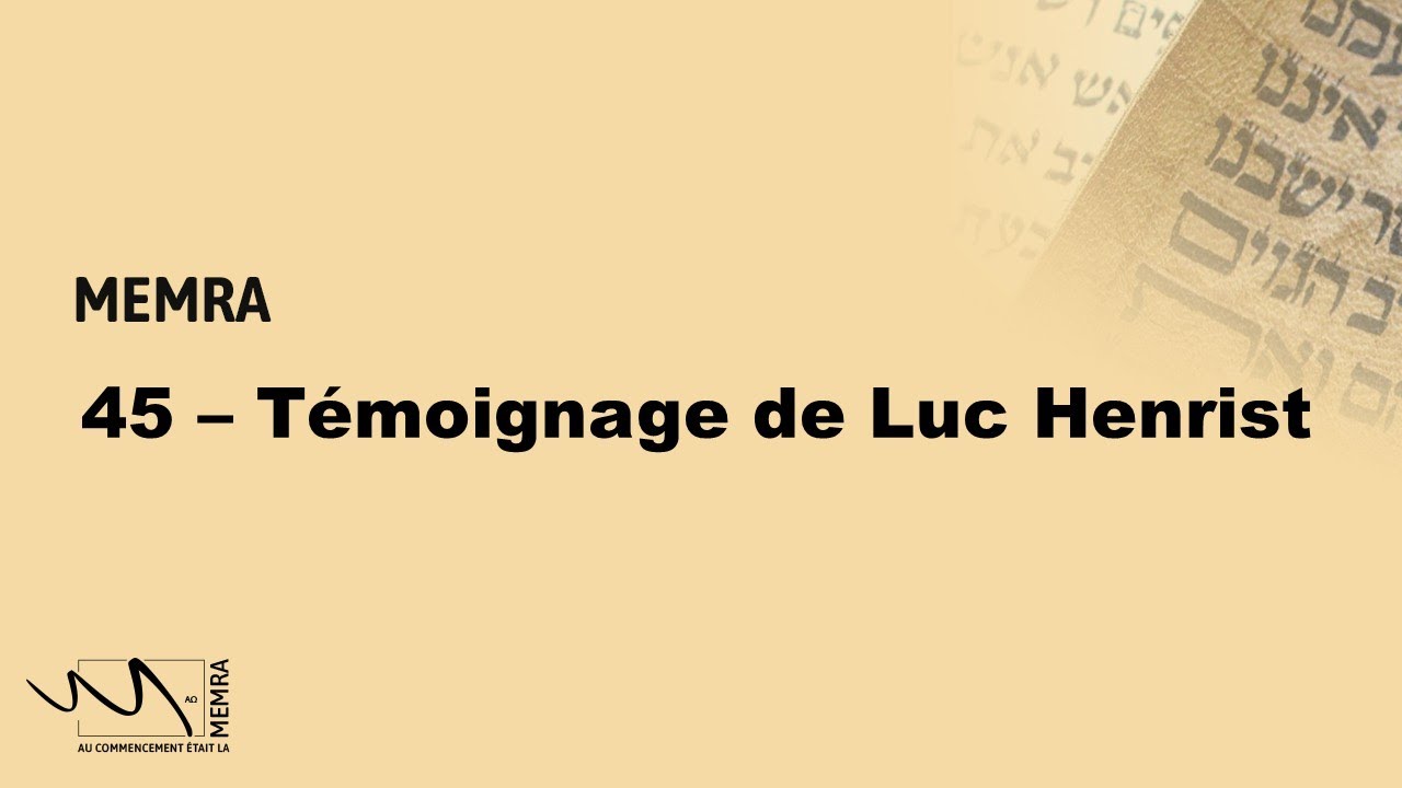 45   Témoignage de Luc Henrist