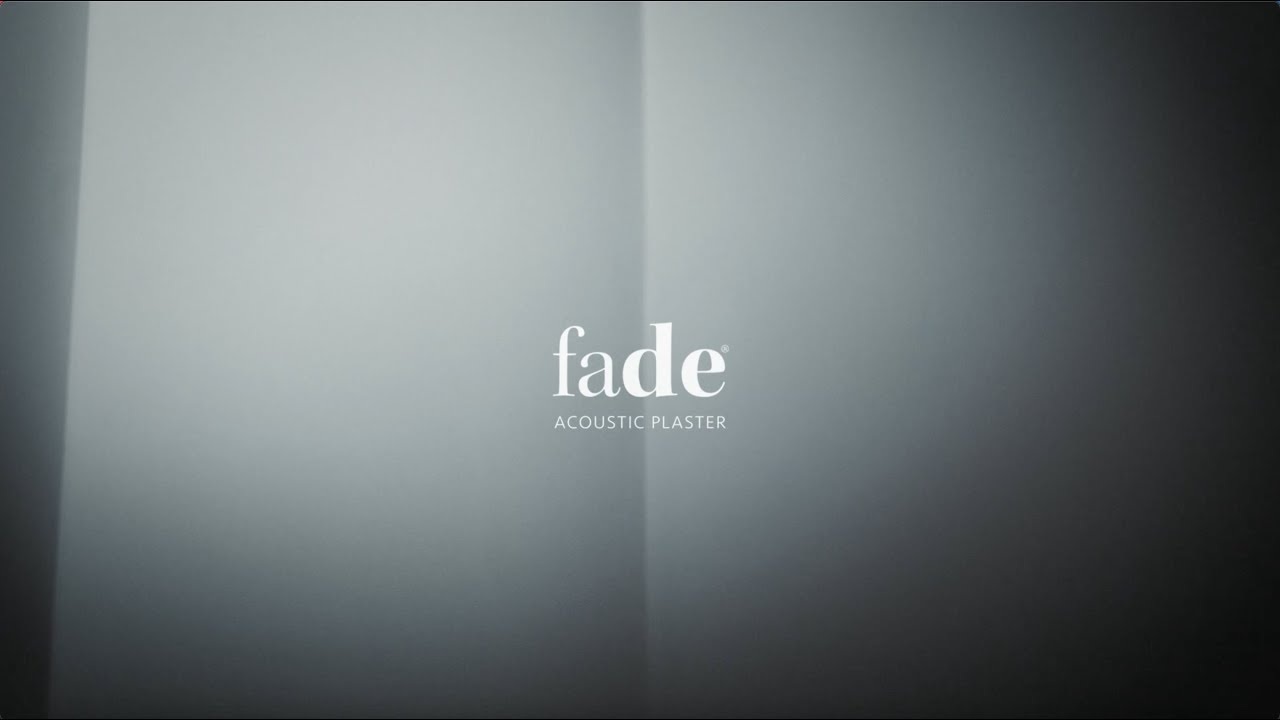 fade® Acoustic Plaster - Company & Product Video