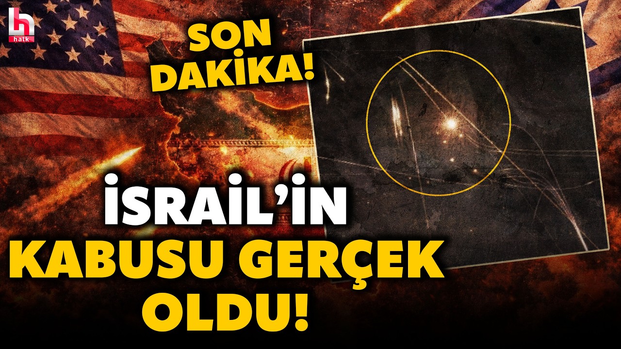 SON DAKİKA! TEL AVİV KABUSU YAŞIYOR! İran'ın füzeleri şehri kuşattı, siren sesleri dinmiyor!