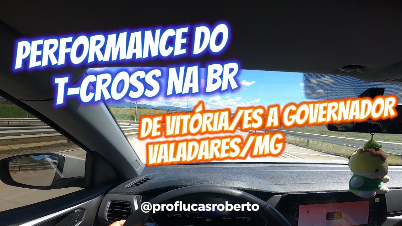 T-Cross 200 TSI na BR de Vitória/ES a Governador Valadares/MG