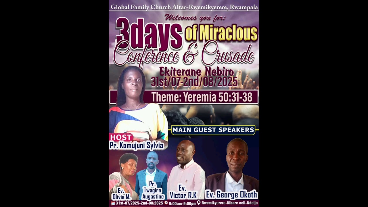 IT'S YET ANOTHER OPPORTUNITY TO TAKE THE GOSPEL TO WESTERN UGANDA. MATTHEW 24:14