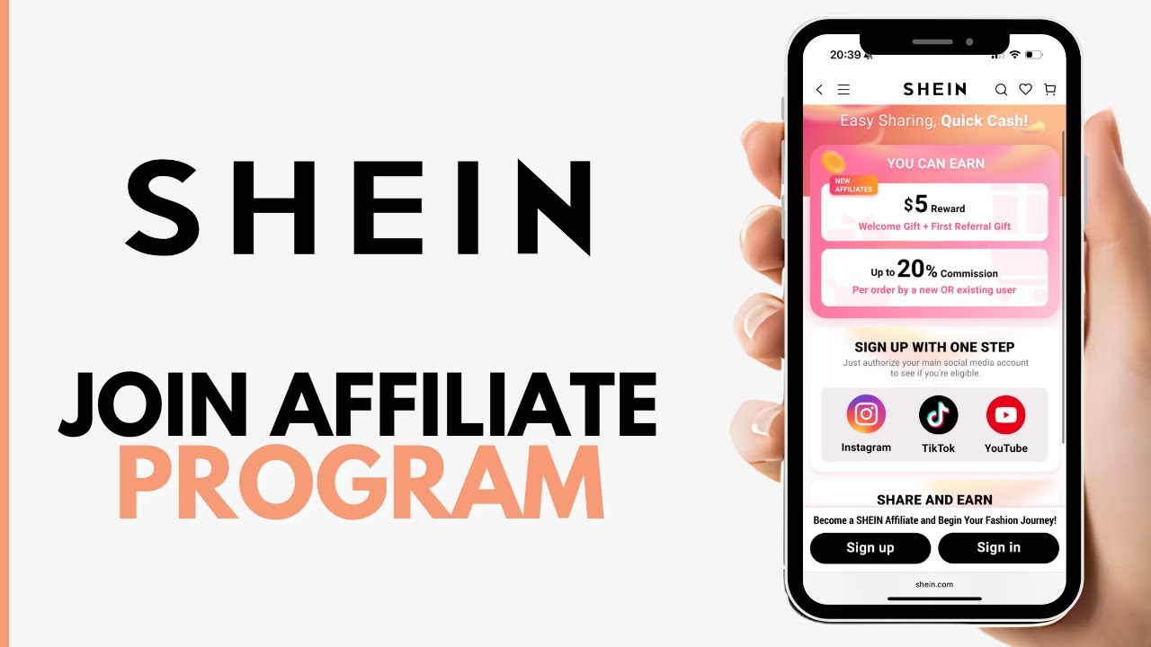 How To Join Shein Affiliate Program - Step by Step