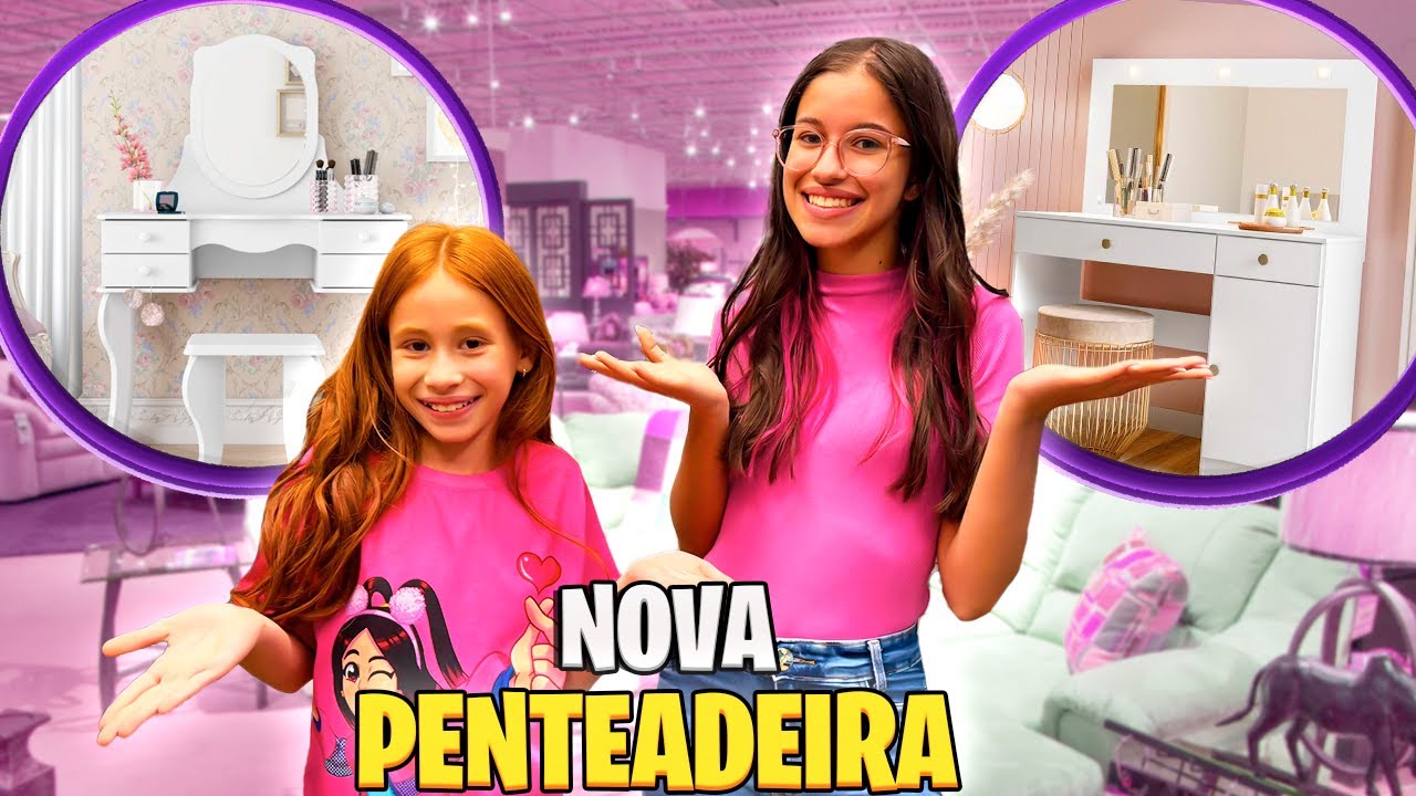 COMPREI UMA PENTEADEIRA CAMARIM NOVA PARA MIM ( GABI E SUSU )