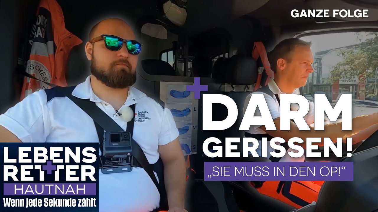 Loch im Darm: Micha & David rasen in den Schockraum: Not-OP nach Untersuchung | Lebensretter hautnah