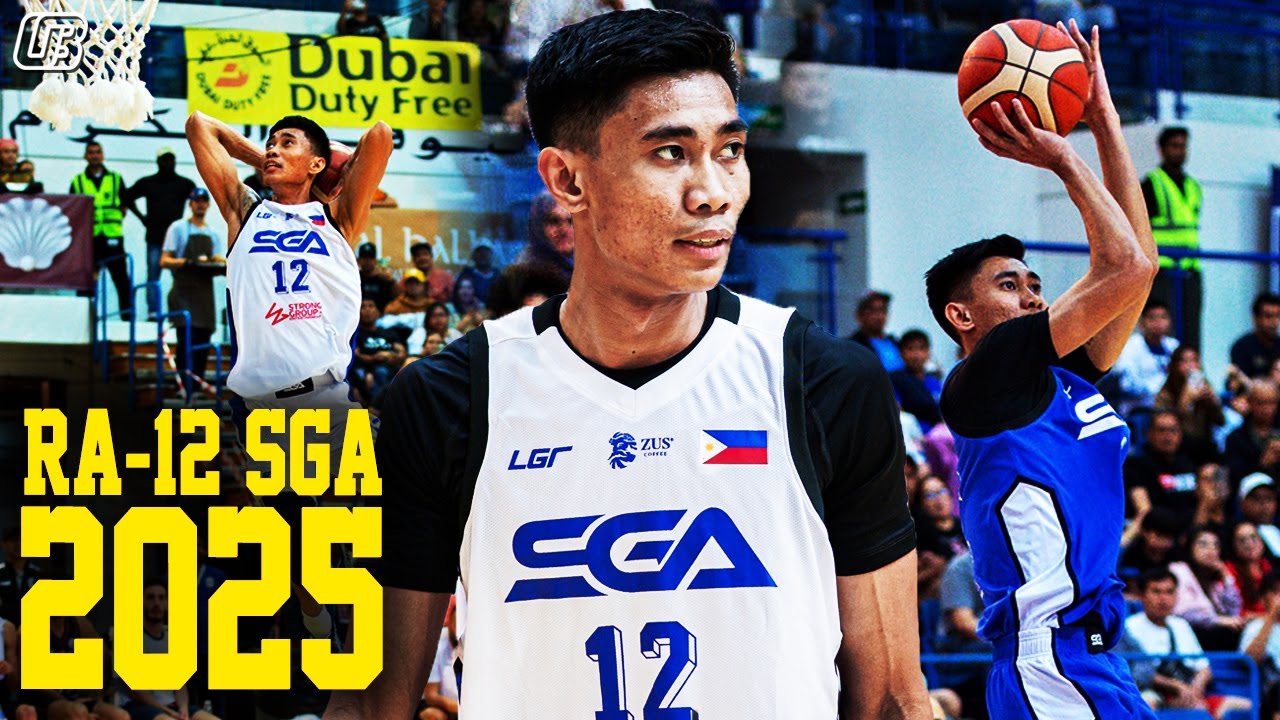 Rhenz Abando SGA Dubai 2025 Full Highlights | Dunks, Blocks & More!🔥