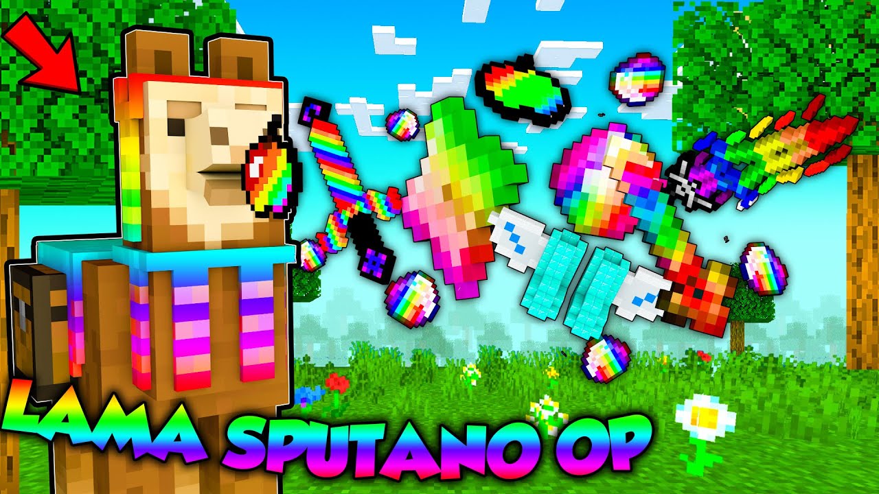MINECRAFT MA I LAMA SPUTANO OGGETTI SUPER OP