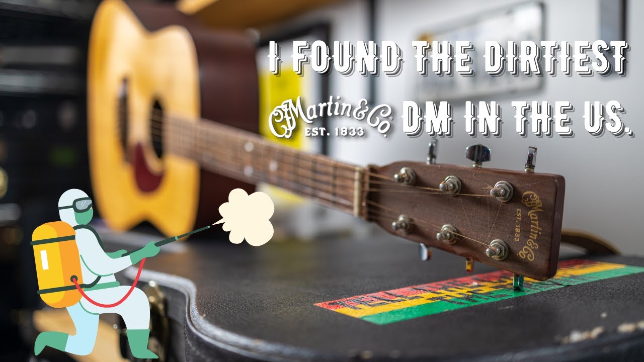 Эта гитара опасно сухая... Ремонтирую DM Карла @martinguitar из 90-х.