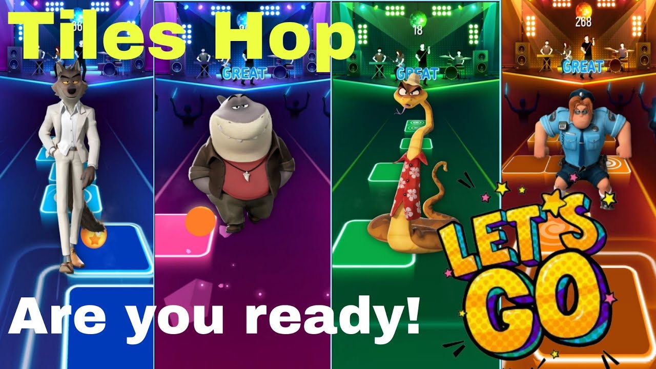 Tiles Hop-Beat The Bad Guys Impossible Stage😱🎮