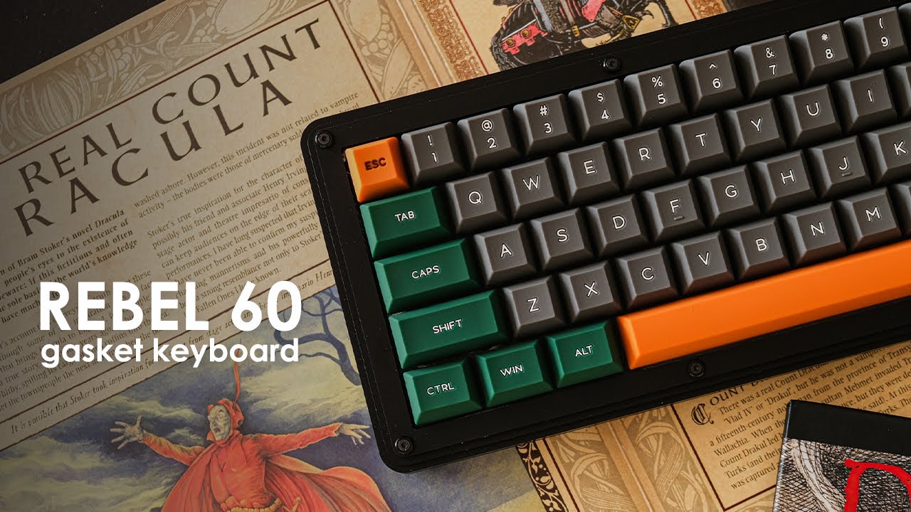 Rebel60 Keyboard  - Gazzew Bobagum Typing sound