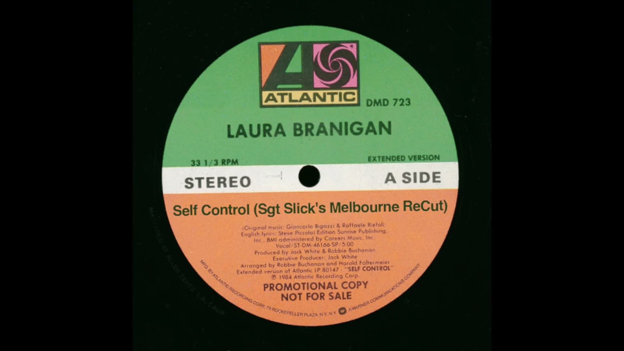 Laura Branigan - Self Control (Sgt Slick's Melbourne ReCut)