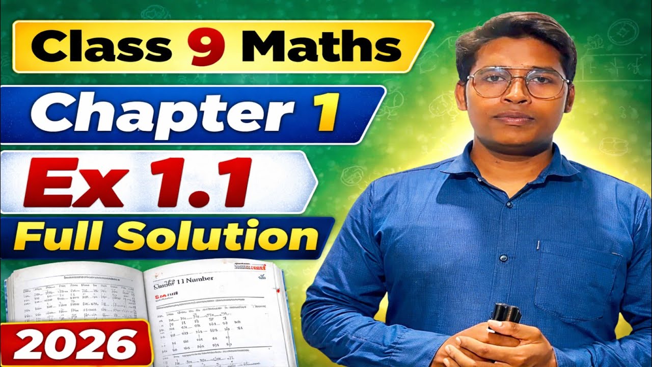 Class 9 Maths Chapter 1 Exercise 1.1 | Number System Ex 1.1 Full Solution | NCERT Class 9 Maths 2026