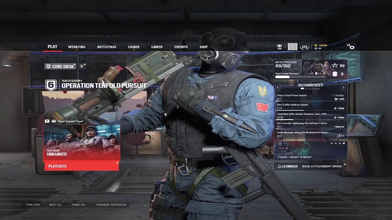 Siege ranked