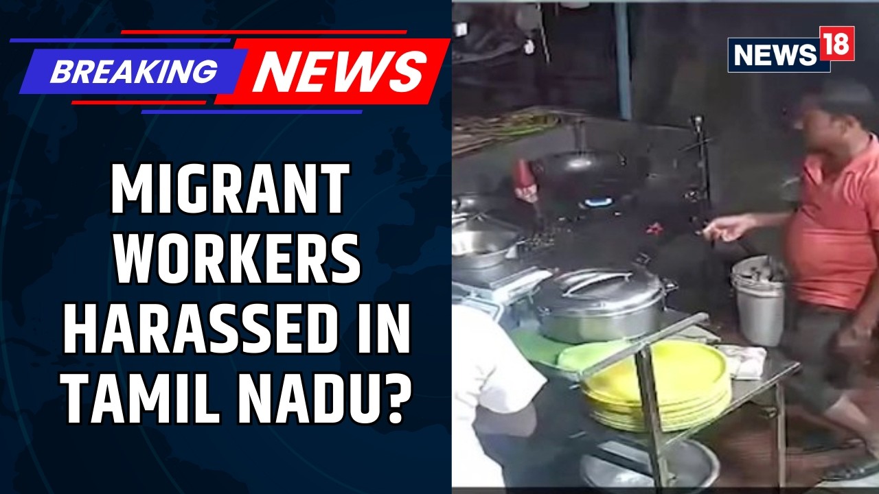 BJP Leader Annamalai Shares Video Alleging Harassment of Migrant Workers by TN Police | News18