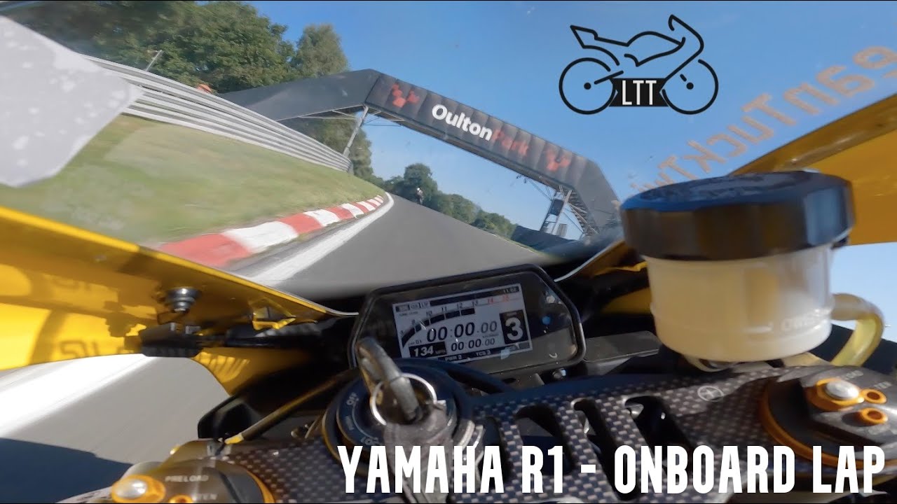 Yamaha R1 onboard lap - Oulton Park Circuit track day (Advanced group)