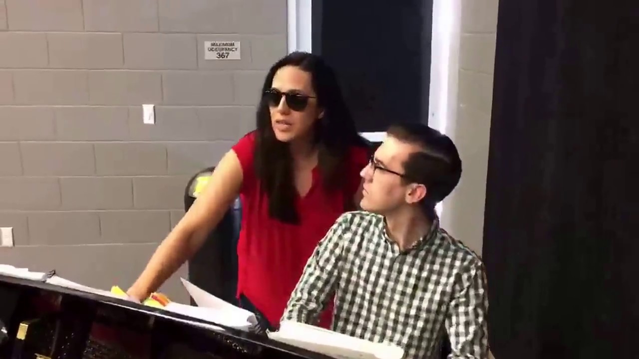 A fun pre-rehearsal of Cinderella