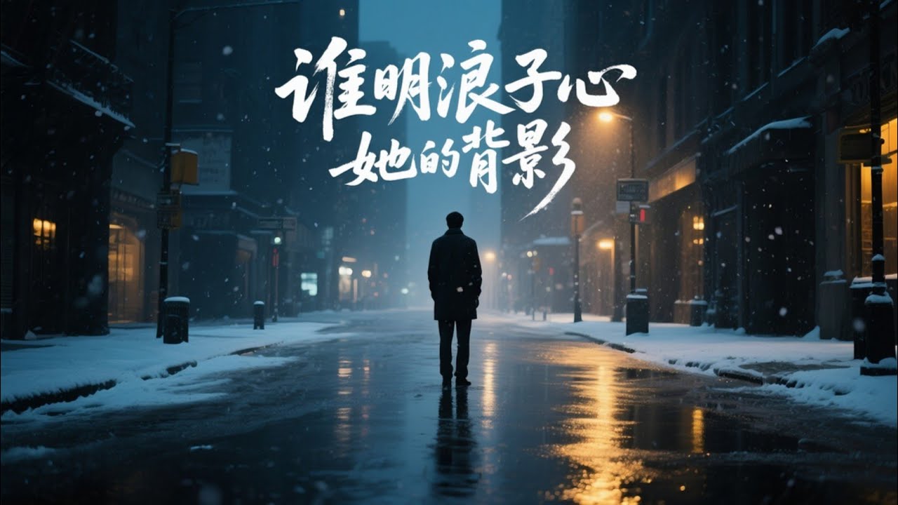 王杰《谁明浪子心》｜《她的背影》AIGC动画｜他在梦中与她共舞｜唯美心碎短片｜超现实爱情MV｜无言的重逢