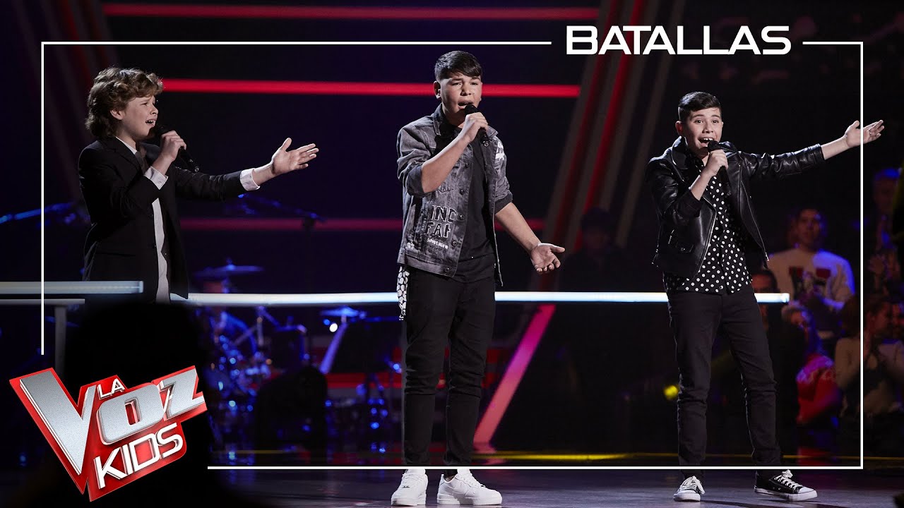 Rafael, El Popo y Juanmi cantan 'Ya no quiero tu querer' | Batallas | La Voz Kids Antena 3 2021