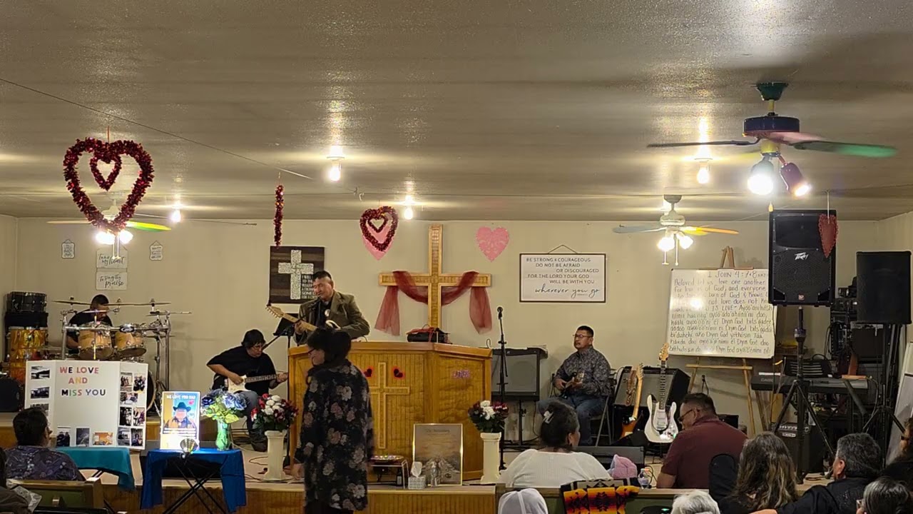 Guy James @Bááh Háálí Church Of God Holiness Revival in Bread Springs, NM 