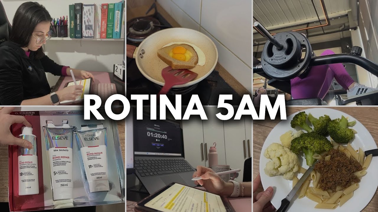 ROTINA 5AM Estudando para concursos | Dia de uma concurseira, alimenta&ccedil;&atilde;o, academia, motiva&ccedil;&atilde;o #10