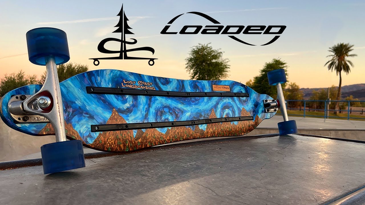 Hand Painted Loaded Longboards by Lost Coast Longboarding