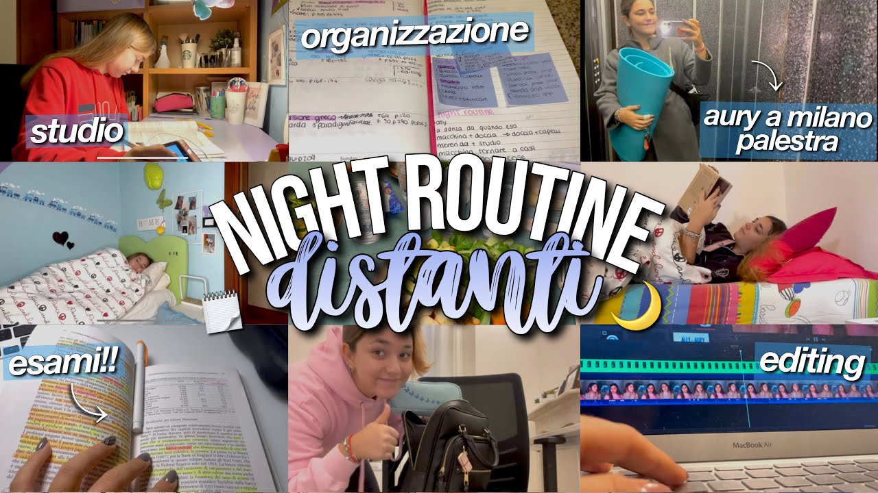 COME CONCILIARE STUDIO, SPORT E USCITE🗒🌙// night routine