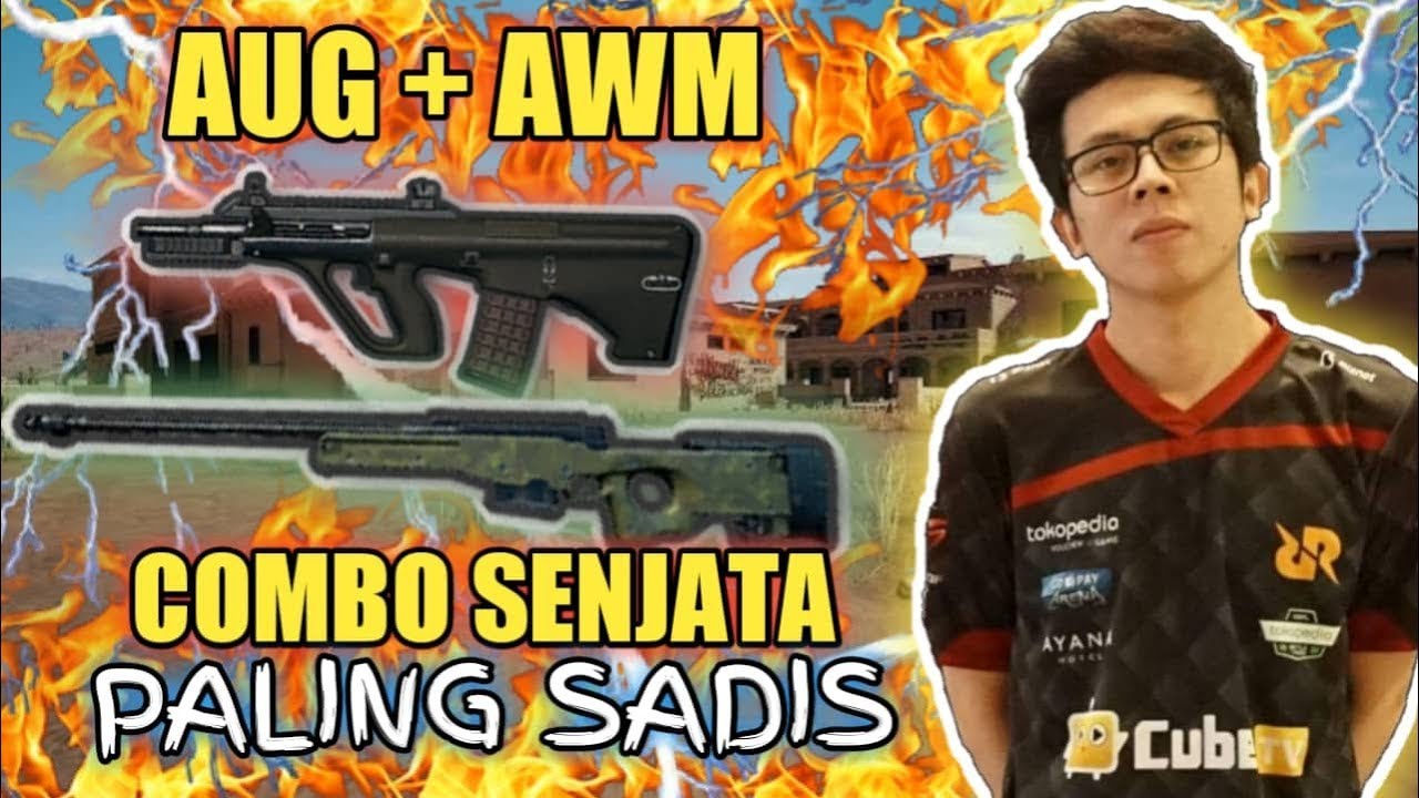 AWM + AUG COMBO SENJATA PALING SADIS ?! MUSUH AUTO RATA !!! - PUBG MOBILE INDONESIA