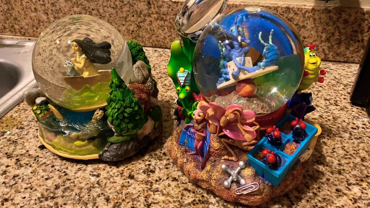 Filling or Topping off a Disney Musical Snow Globe DIY A Bugs Life
