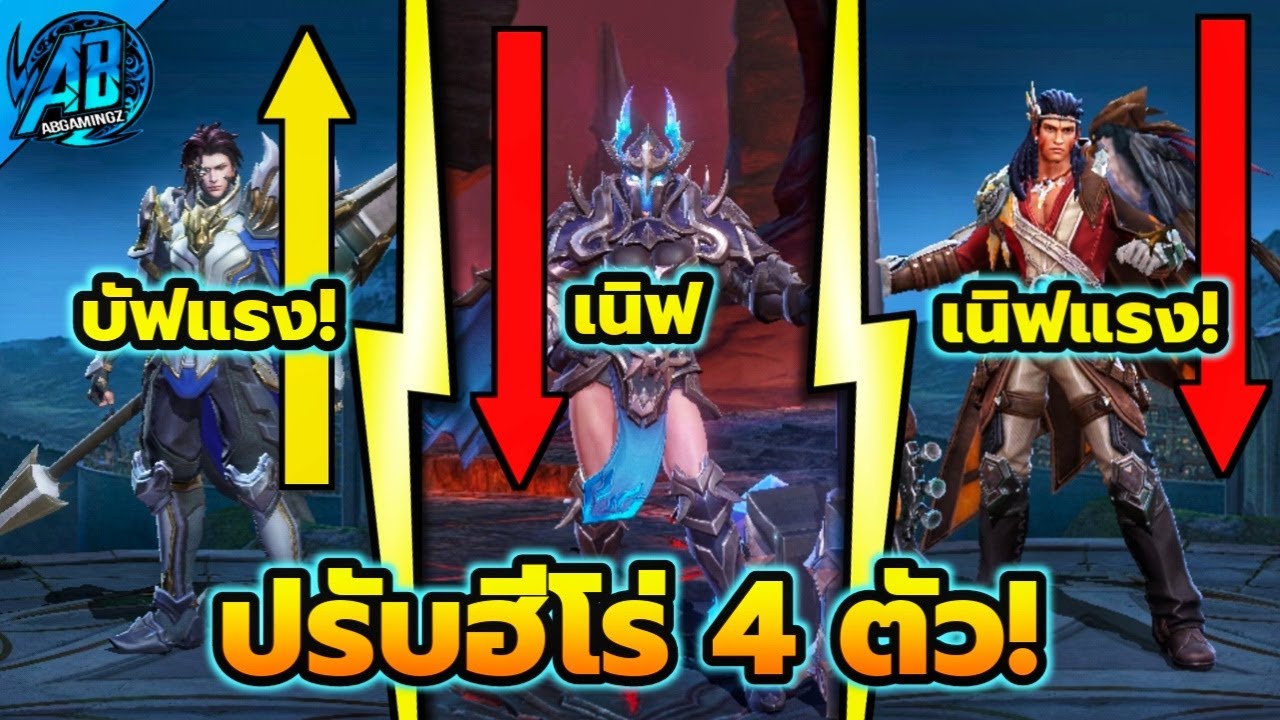 RoV : อัปเดต ปรับฮีโร่ 4 ตัว Elsu Taara โดนเนิฟ Zanis บัฟดาเมจ! SS37 (บัฟ-เนิฟ) | AbGamingZx2