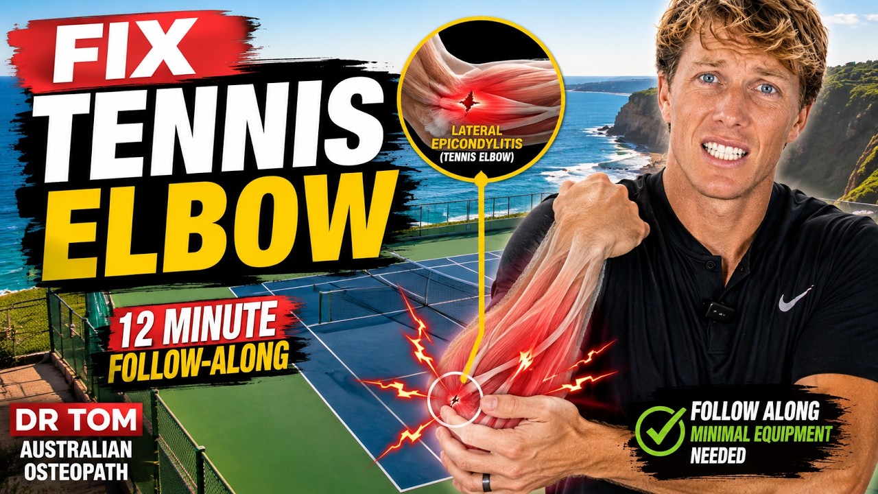 Stop Elbow Pain! What is Tennis Elbow and how to Fix it (Lateral Epicondylitis)