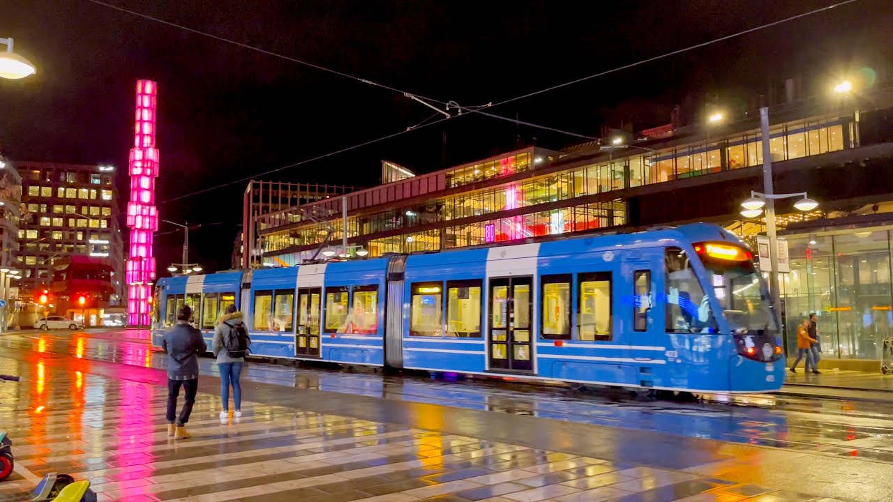 Sweden 🇸🇪;Stockholm  night walks around Norrmalm ;Sergels torg 2022