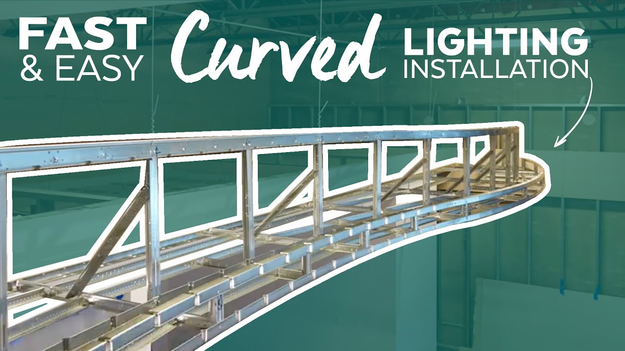 Fast and Easy Curved Lighting Installation | SimpleCurve KAM | Armstrong Ceilings