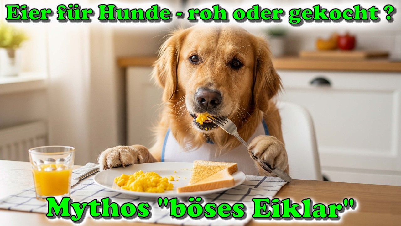 Ei für Hunde: Gekocht oder roh? 🥚 Mythos vs. Fakten / gute Abwechslung im Futternapf - Teil 1 🤗