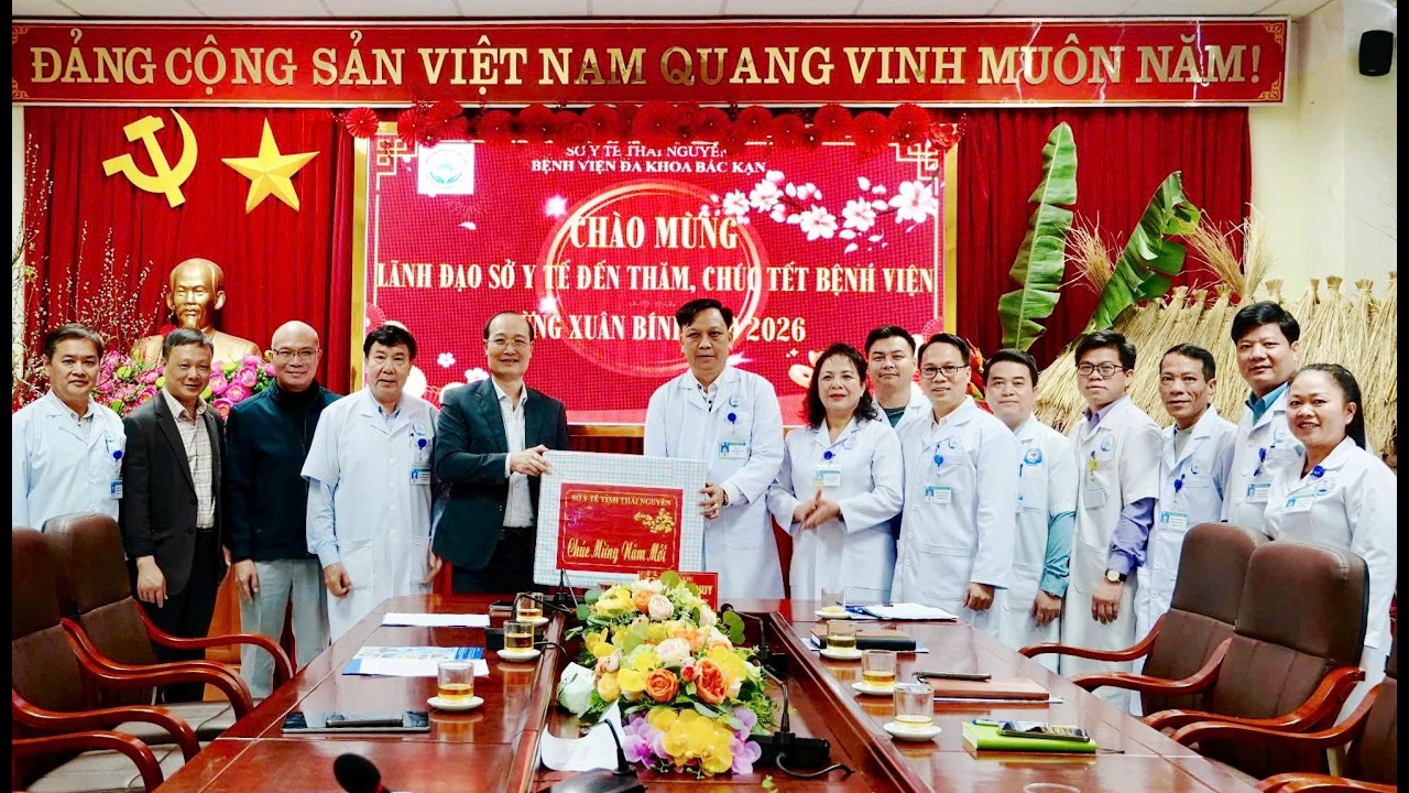 Lãnh đạo Sở Y tế tỉnh Thái Nguyên - Thăm, Chúc Tết  và Kiểm tra công tác trực Tết 2026