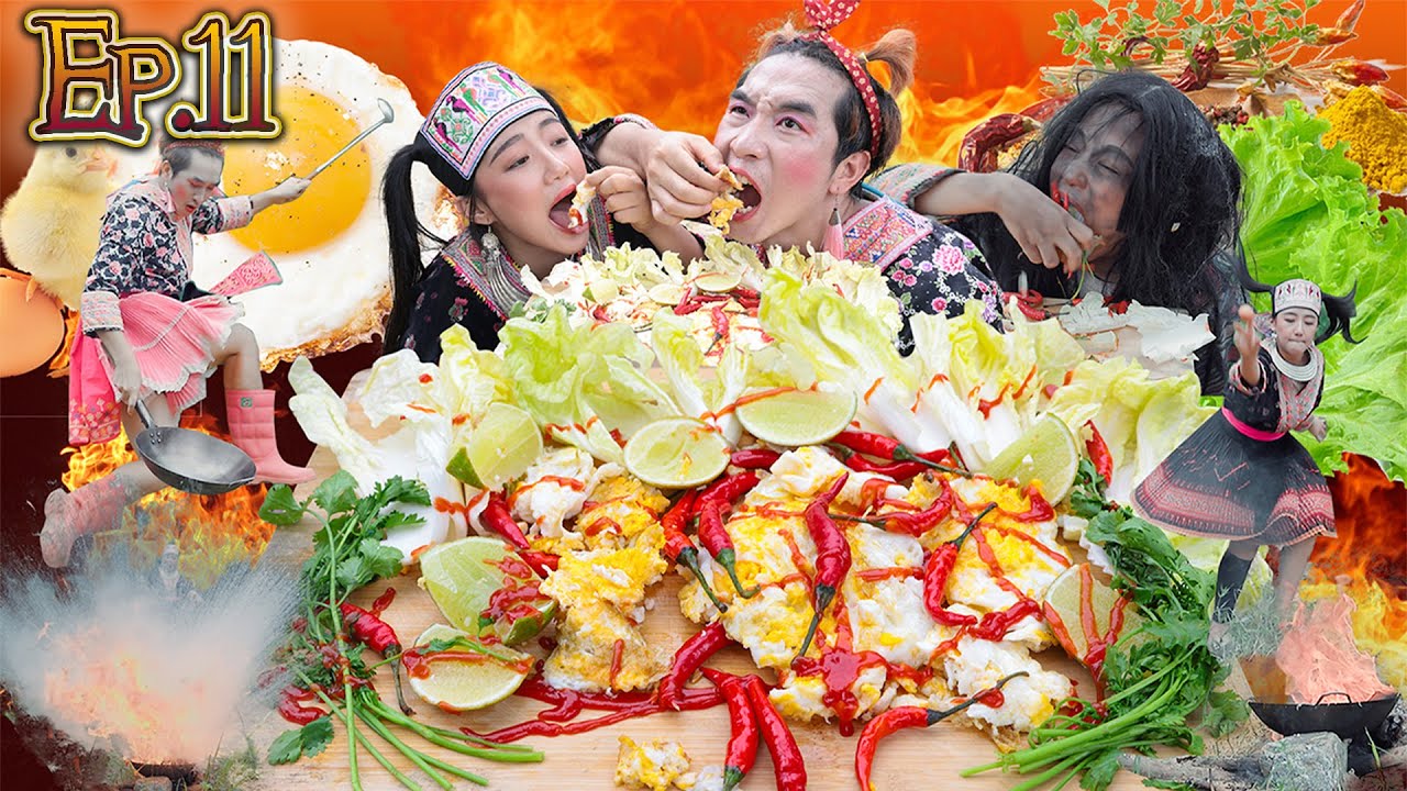 Poj dab xiam hlwb หนังผีตลกติ๊งต๊อง EP.11 Paj yeeb kib qe haib tiag tiag | Movie Funny tawm tshiab.